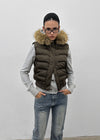 [MADE] Vanity Fur-Trimmed Wellon Padded Vest