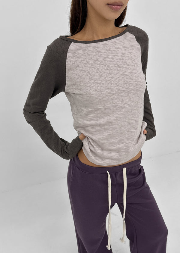 [MADE] Fave Slub Raglan Long Sleeve Tee