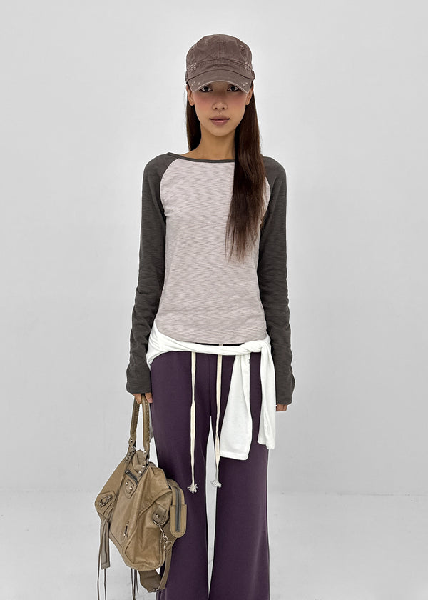 [MADE] Fave Slub Raglan Long Sleeve Tee
