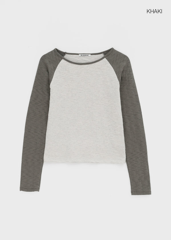 [MADE] Fave Slub Raglan Long Sleeve Tee