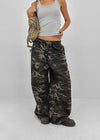 [MADE] Riven Fleece-lined Camo Wide Elastic Pants