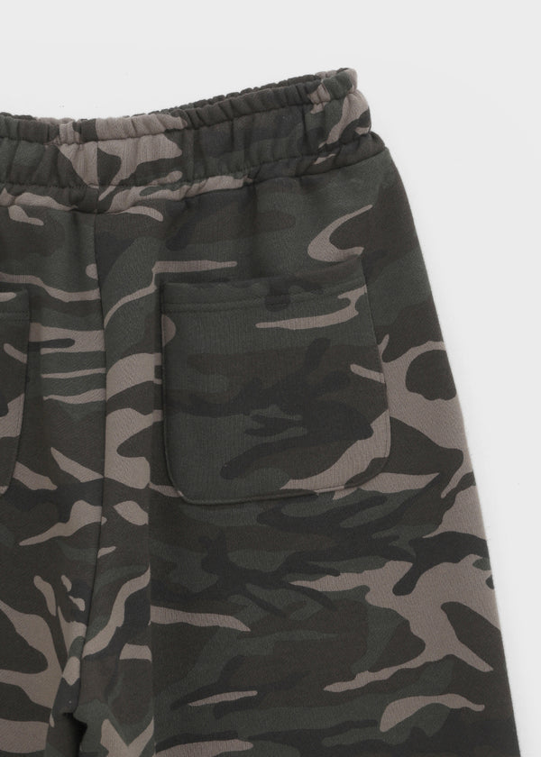 [MADE] Riven Fleece-lined Camo Wide Elastic Pants