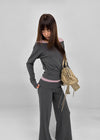 Dewey Folding Bootcut Elastic Pants