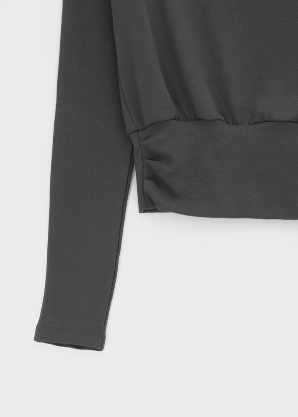 [MADE] Kuro Boat Neck Long Sleeve Tee