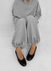 Lottie ribbon heel flat shoes