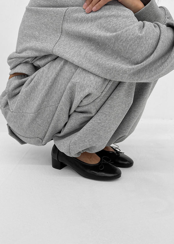 Lottie ribbon heel flat shoes