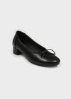 Lottie ribbon heel flat shoes