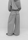 [MADE] Le Seine Bijo Wide Elastic Pants (Available as a set)