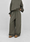 [MADE] Le Seine Bijo Wide Elastic Pants (Available as a set)