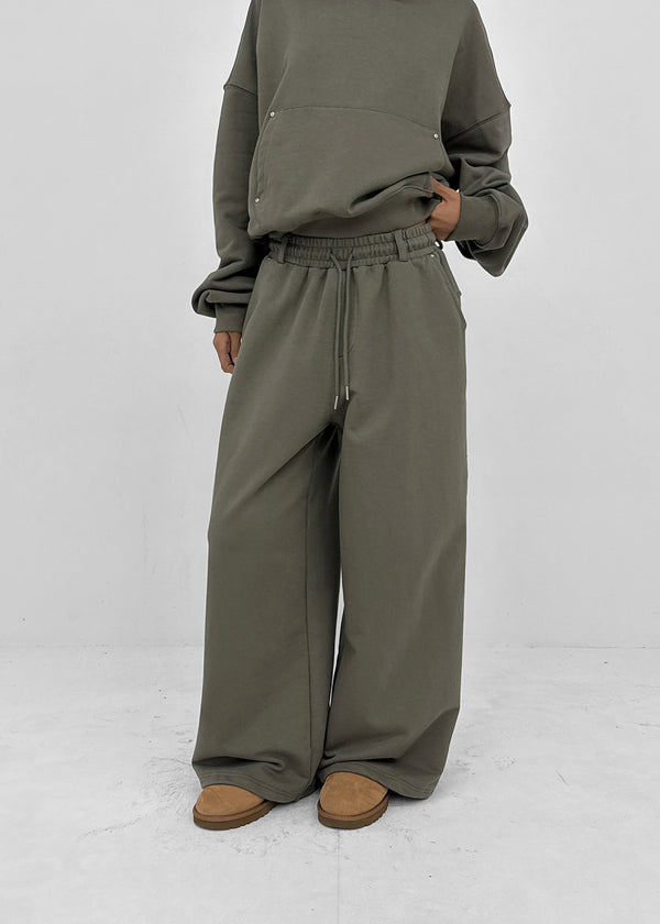 [MADE] Le Seine Bijo Wide Elastic Pants (Available as a set)