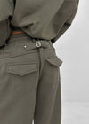 [MADE] Le Seine Bijo Wide Elastic Pants (Available as a set)