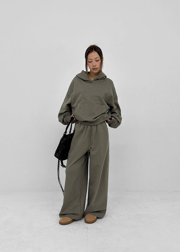 [MADE] Le Seine Bijo Wide Elastic Pants (Available as a set)