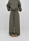 [MADE] Le Seine Bijo Wide Elastic Pants (Available as a set)
