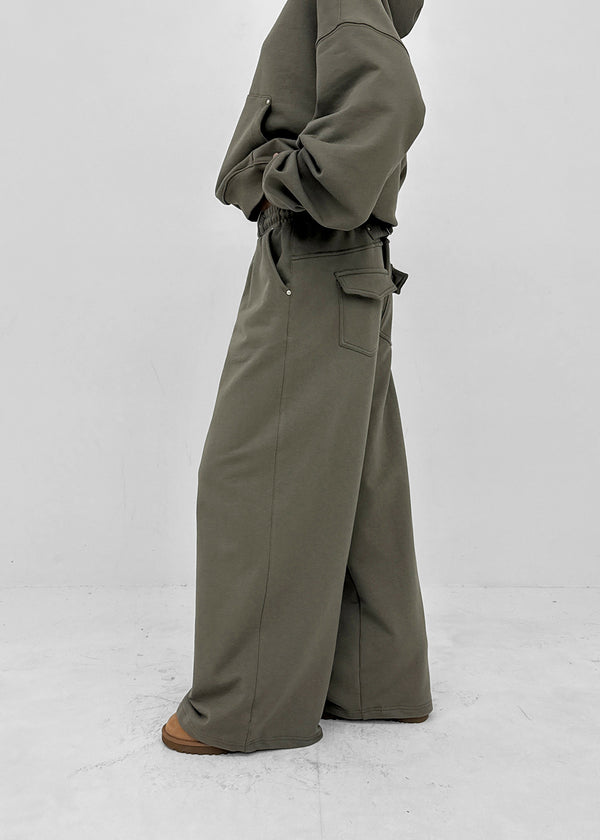 [MADE] Le Seine Bijo Wide Elastic Pants (Available as a set)