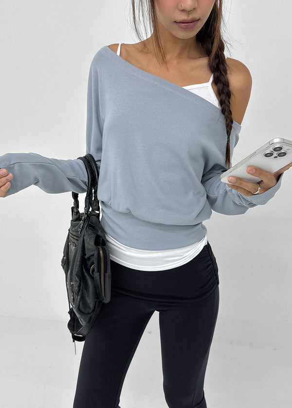 [MADE] Kuro Boat Neck Long Sleeve Tee