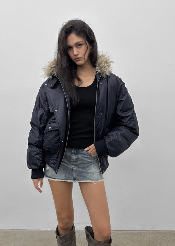 [MADE] Theor Double Snap Wellon Padded Jumper
