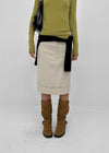 Paz Roll-up Midi Skirt