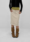 Paz Roll-up Midi Skirt