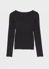 [MADE] Shur Ribbed Henley Neck Knit