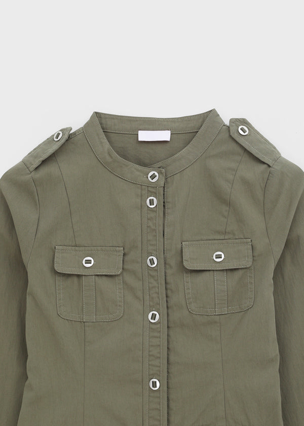 Bendian Button Cotton Jacket