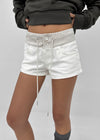 Custom Two-Button Elastic Waist Shorts