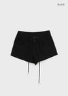 Custom Two-Button Elastic Waist Shorts