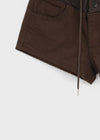 Custom Two-Button Elastic Waist Shorts