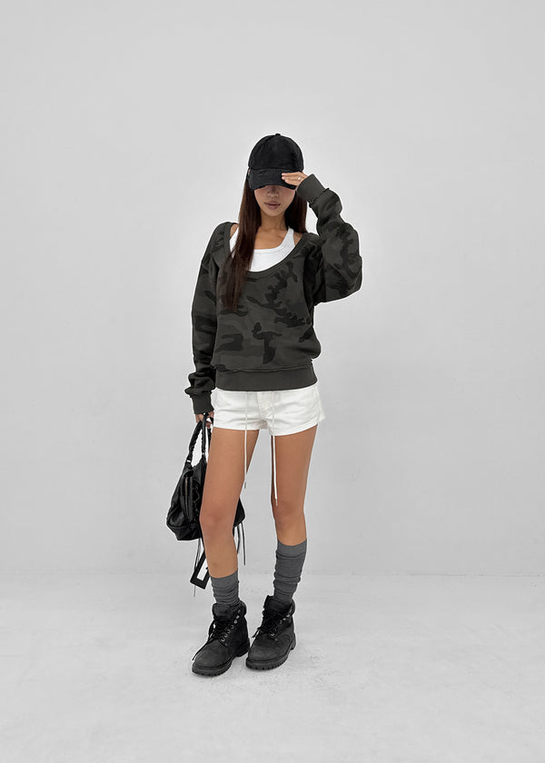 [MADE] Unity U-Neck Fleece Camo Sweatshirt (Available as a set)