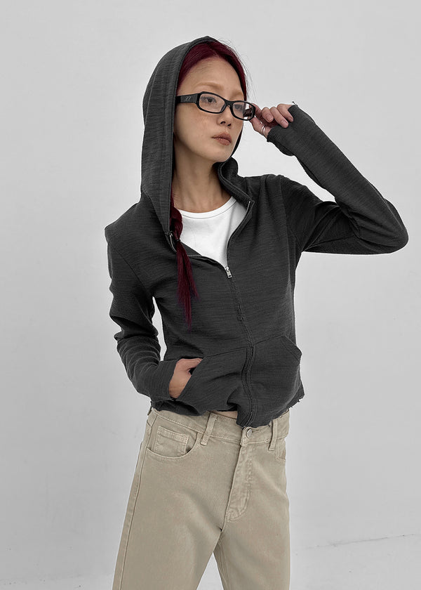 [MADE] Fuzz Slub Vintage Zip-up Hoodie