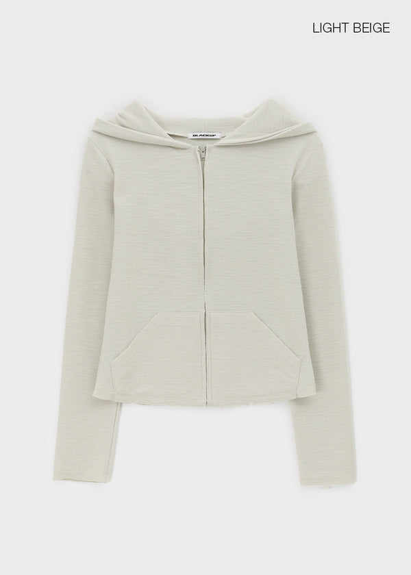 [MADE] Fuzz Slub Vintage Zip-up Hoodie