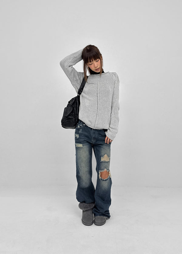 Roberty Damaged Denim Pants