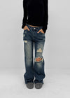 Roberty Damaged Denim Pants