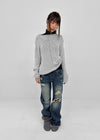 Roberty Damaged Denim Pants