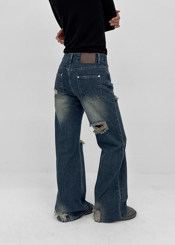 Roberty Damaged Denim Pants