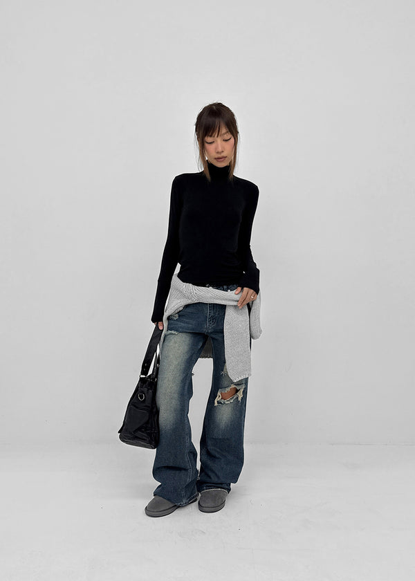 Roberty Damaged Denim Pants