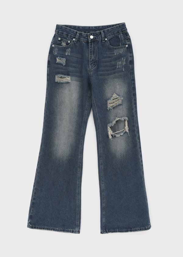 Roberty Damaged Denim Pants