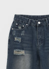 Roberty Damaged Denim Pants