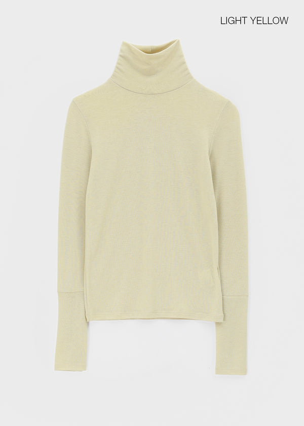 [MADE] Lemarty Button Turtleneck Long Sleeve Tee