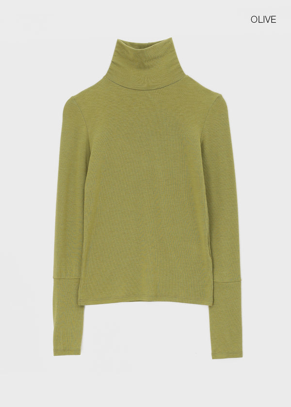 [MADE] Lemarty Button Turtleneck Long Sleeve Tee
