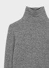 [MADE] Lemarty Button Turtleneck Long Sleeve Tee