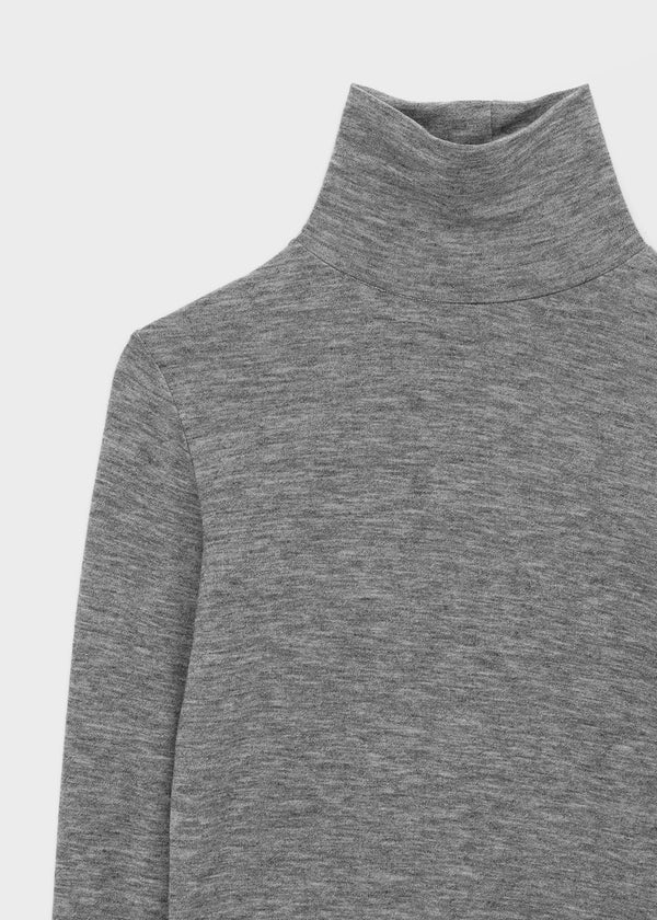 [MADE] Lemarty Button Turtleneck Long Sleeve Tee