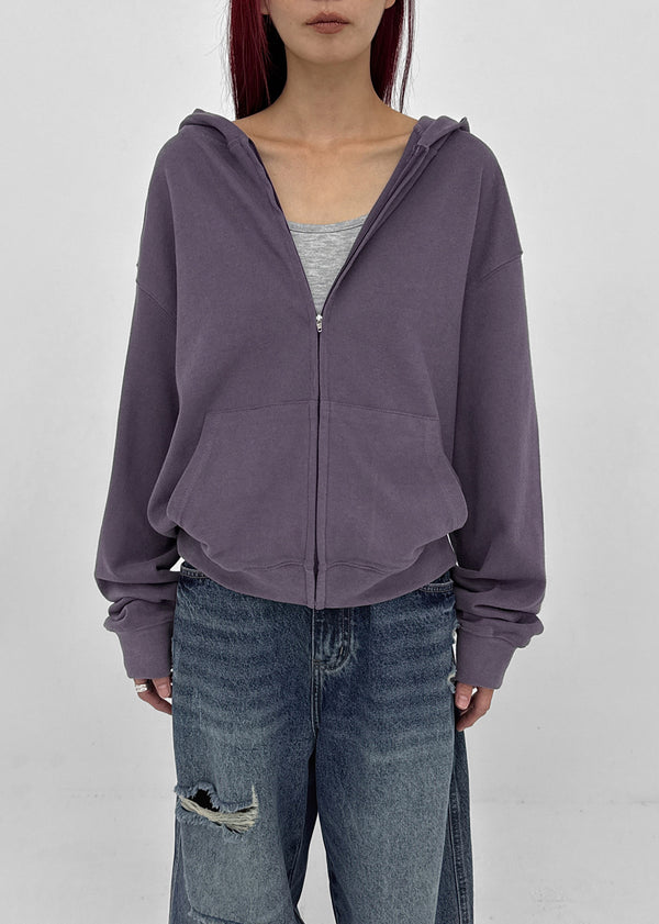 [MADE] Byf Peach Fleece Zip-up Hoodie