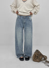 [MADE] Hesse Semi-Wide Cut Denim Pants