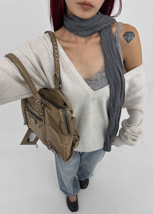 [MADE] Roadcle Deep V-Neck Loose Fit Knit