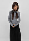Muse Flower Fringe Scarf