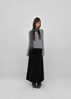 Muse Flower Fringe Scarf