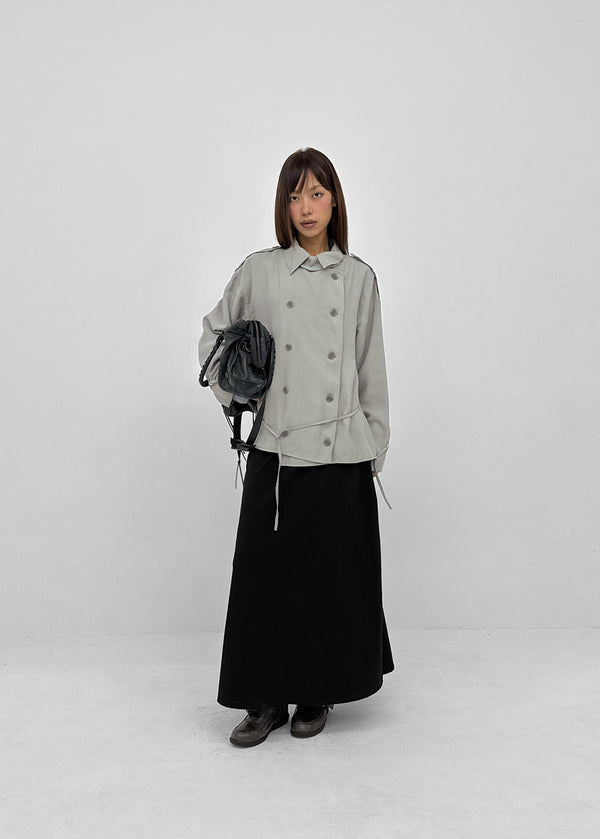 Kentai double-button trench jacket