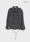 Kentai double-button trench jacket