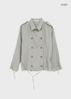 Kentai double-button trench jacket