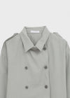 Kentai double-button trench jacket